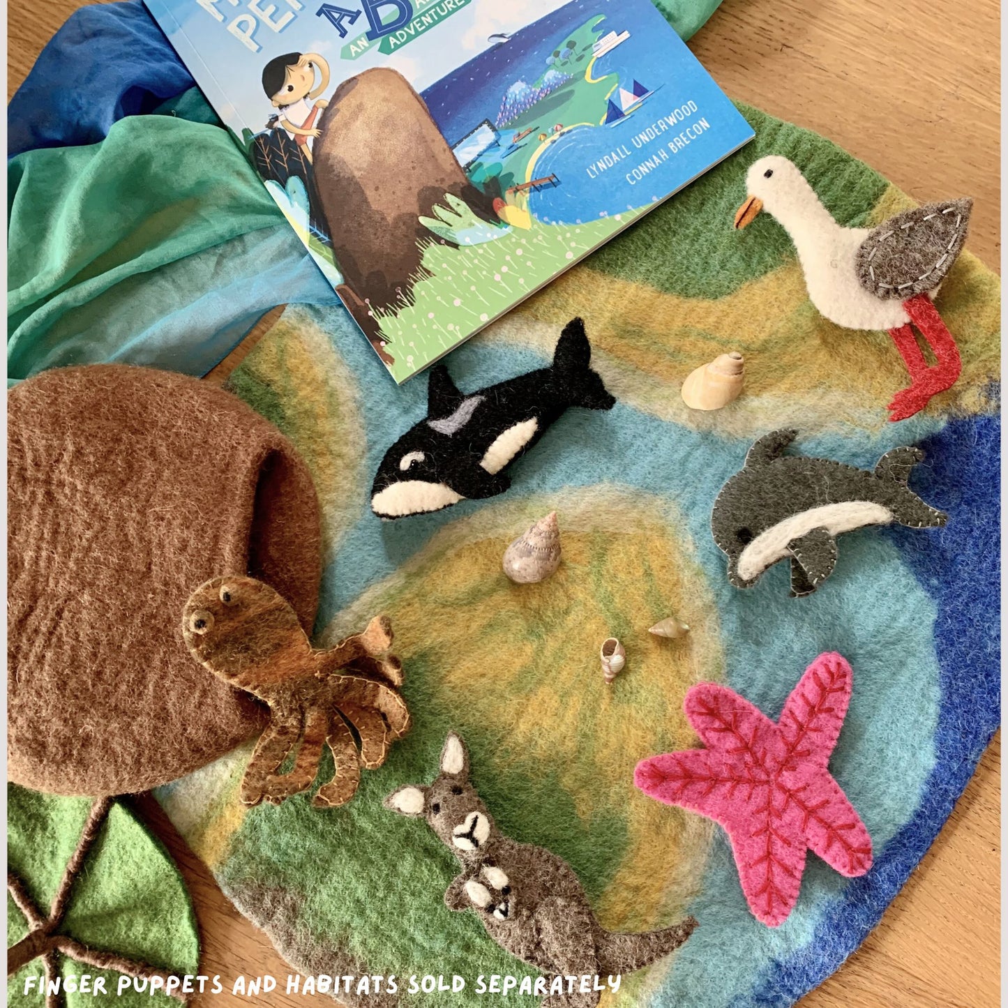 Felt Playmat - Australian Coastline