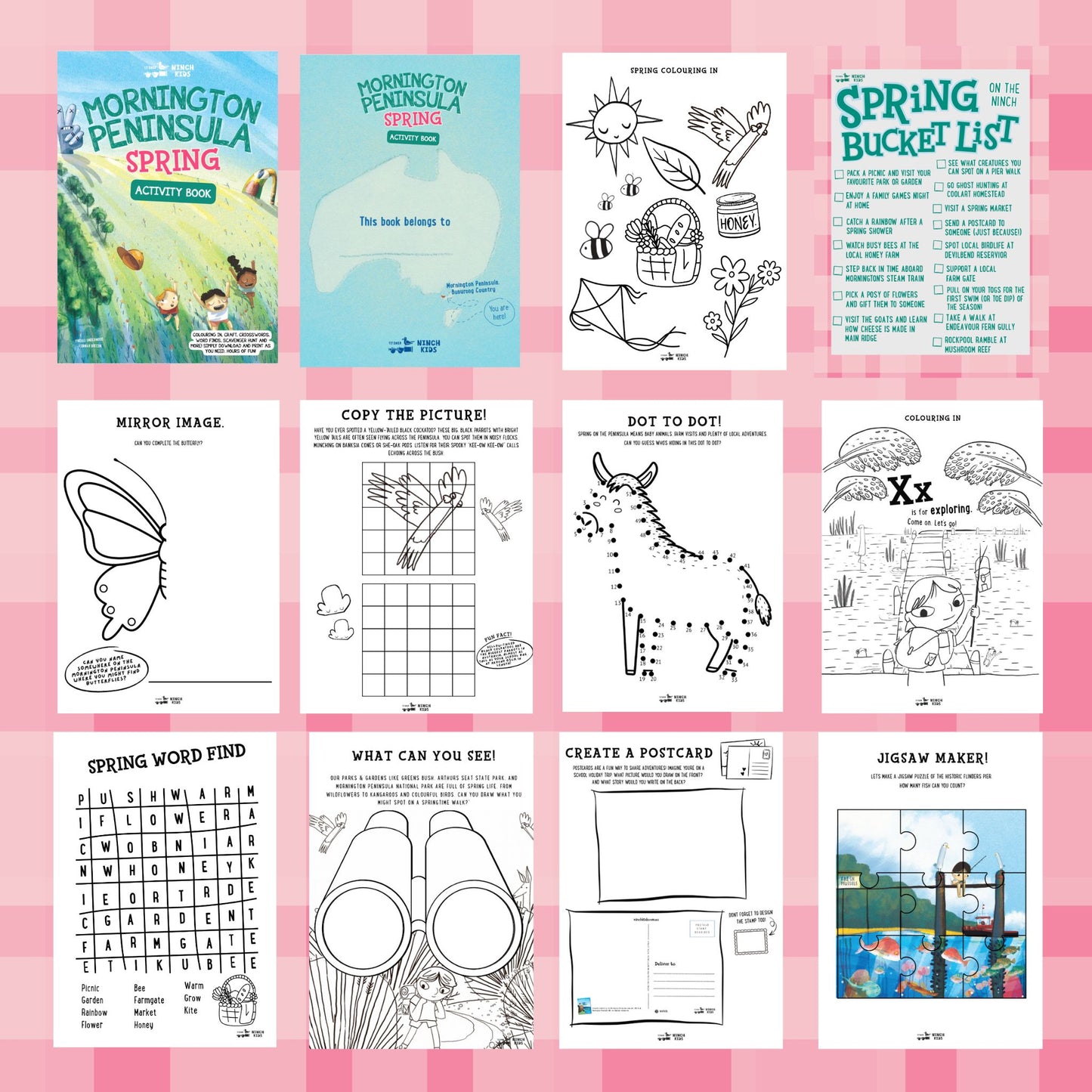 ACTIVITY BOOK - Mornington Peninsula Spring Edition - Downloadable PDF