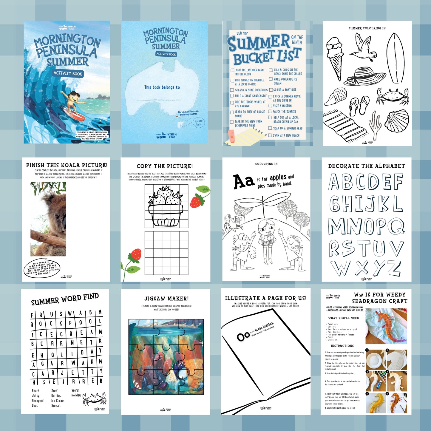 ACTIVITY BOOK - Mornington Peninsula Summer Edition - Downloadable PDF