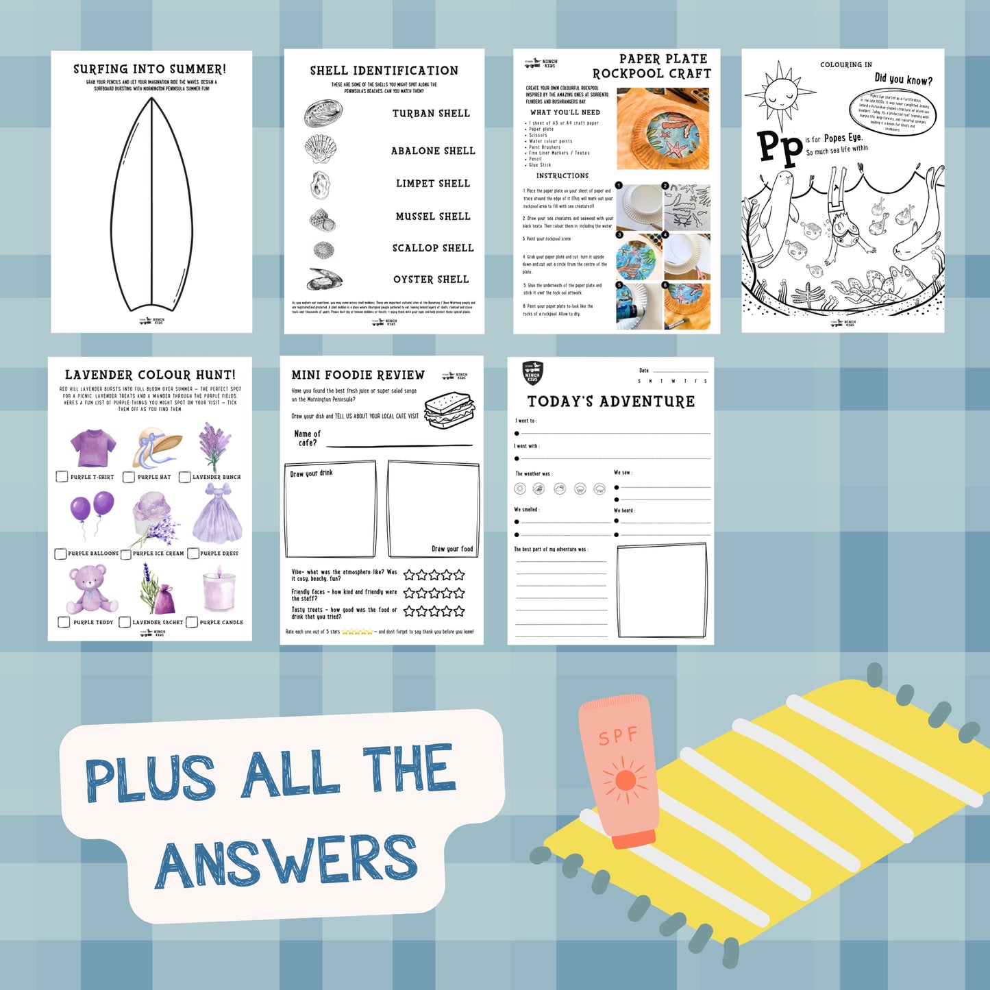 ACTIVITY BOOK - Mornington Peninsula Summer Edition - Downloadable PDF