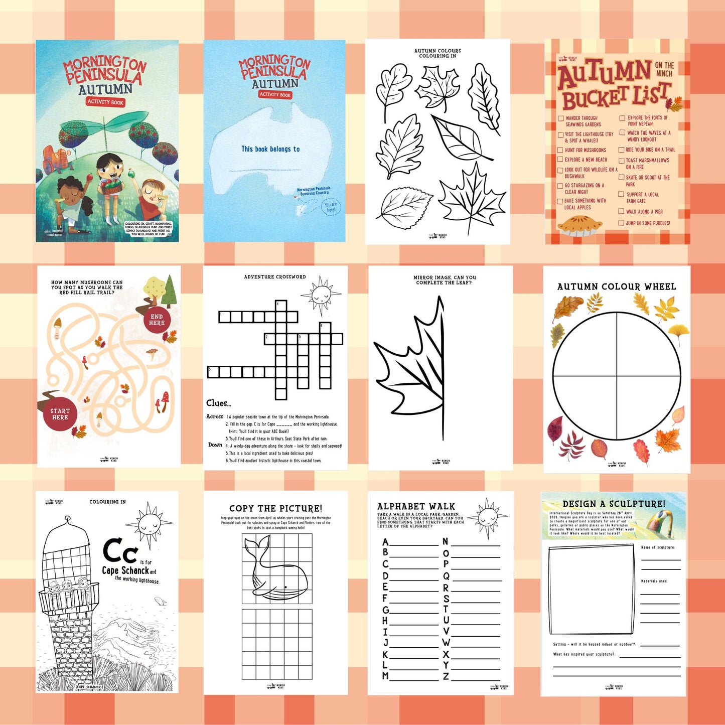 AUTUMN - Mornington Peninsula Autumn Activity Book - Downloadable PDF